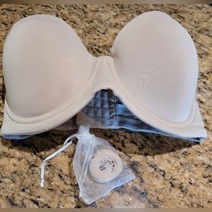 Strapless Nude Bra-34DD